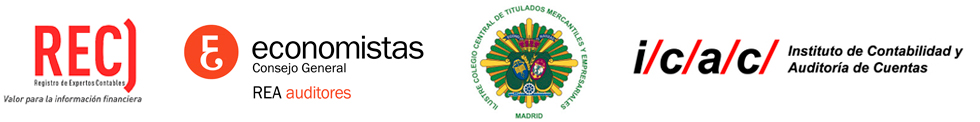 Acreditaciones de REC, REA Auditores y la ICAN con las que cuenta Audit Madrid SUR